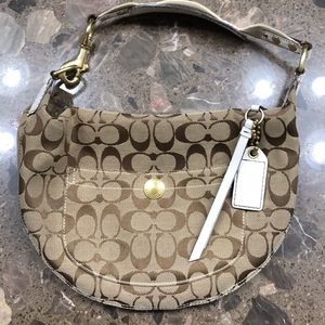 Coach signature small Hobo shoulder handbag